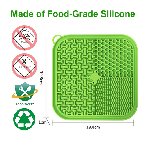 Food-grade silicone lick mat size