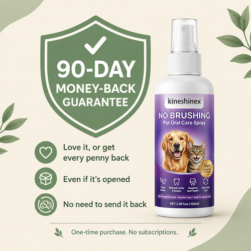 90-day money-back guarantee for DentaPaw Spray